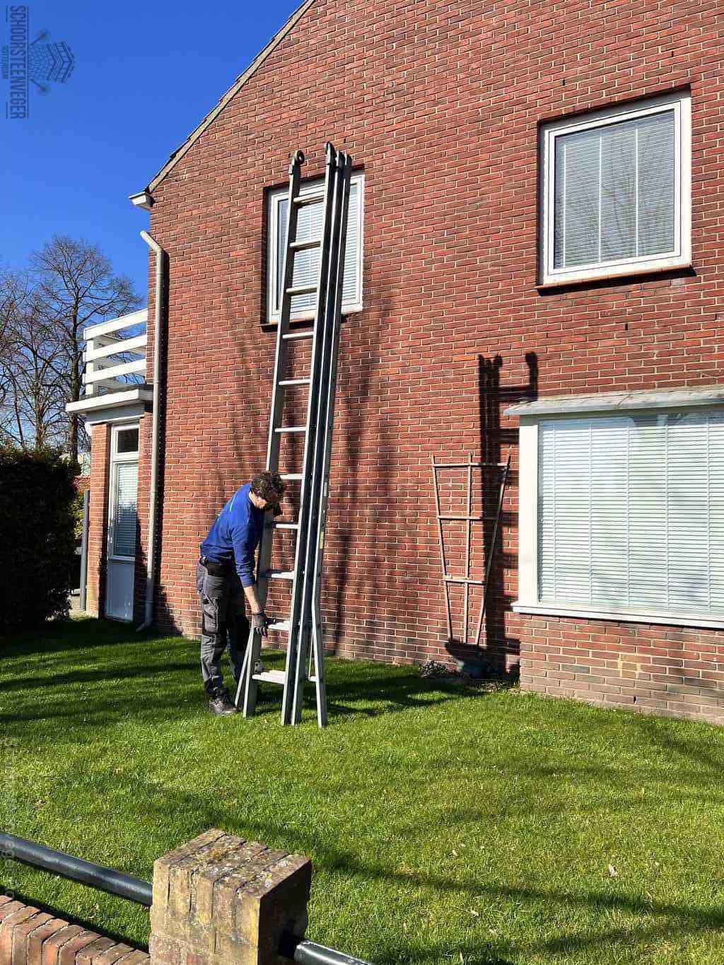 Rotterdam schoorsteenveger huis ladder Rotterdam schoorsteenveger huis ladder